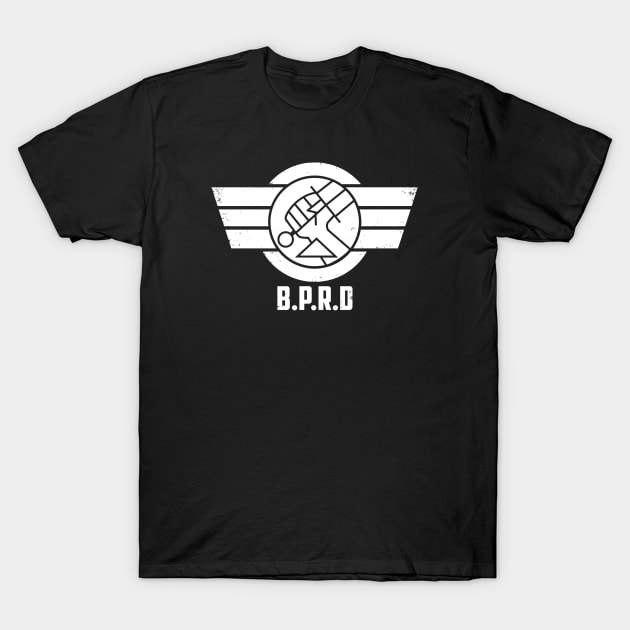 BPRD (White) T-Shirt by Nerdology